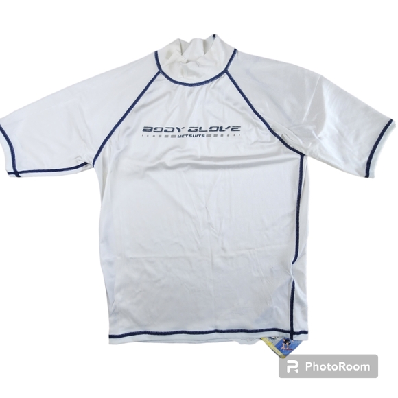 Body Glove wet suit rash guard with sticker Vintage short sleeved XL. Never worn - Picture 1 of 4